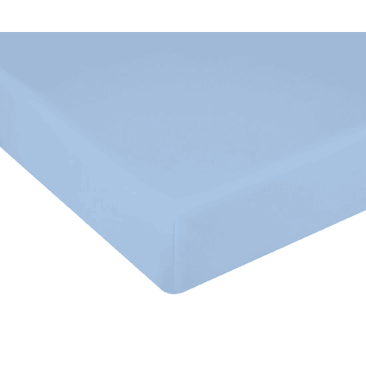 Lençol com elástico Cama Donegal 105cm Celeste