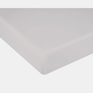 Lençol com elástico Cama Donegal 105cm Cinza Claro