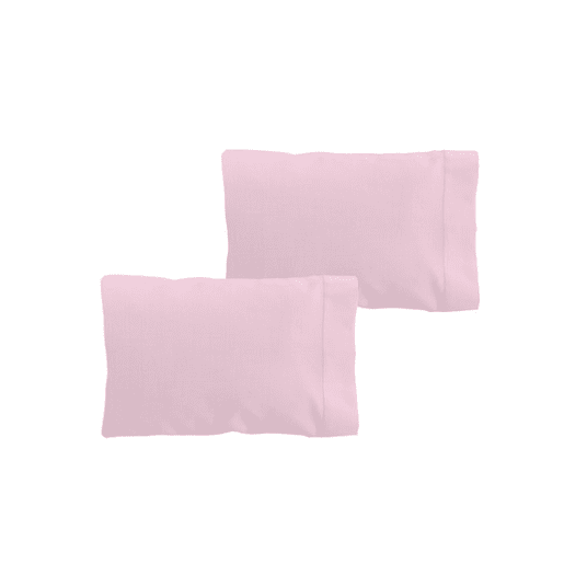 Conjunto de duas fronhas Donegal 70cm ou cama 135cm Rosa