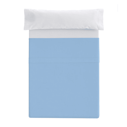 Lençol plano com elástico Cama Donegal 150cm Celeste Lençol plano com elástico Cama Donegal 150cm Celeste