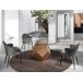 ANGEL CERDA Silla tela y polipiel gris oscuro ANGEL CERDA Silla tela y polipiel gris oscuro Ceniza