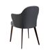 ANGEL CERDA Silla tela y polipiel gris oscuro ANGEL CERDA Silla tela y polipiel gris oscuro Ceniza