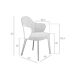 ANGEL CERDA Silla tela y polipiel gris oscuro ANGEL CERDA Silla tela y polipiel gris oscuro Ceniza