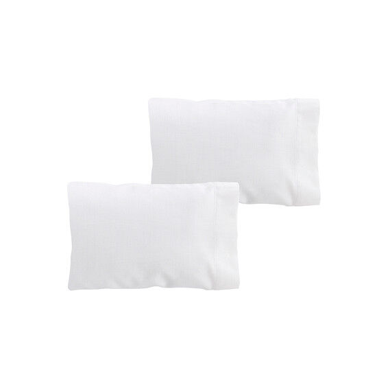 Set dos fundas de almohada donegal 70cm o cama 135cm blanco