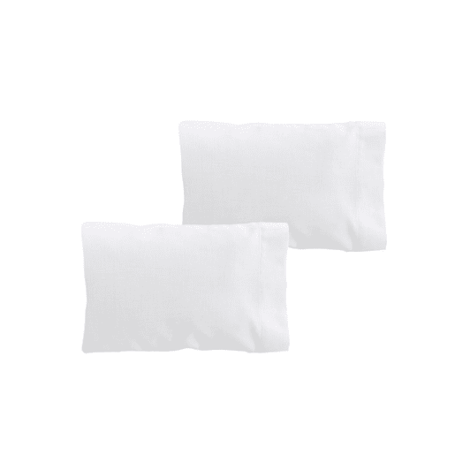 Conjunto de duas fronhas Donegal 70cm ou cama 135cm Branca