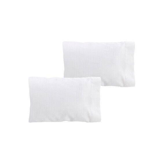 Set dos fundas de almohada donegal 70cm o cama 135cm blanco