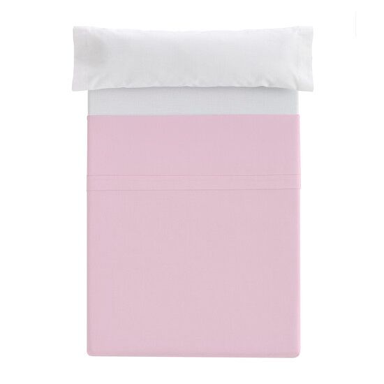 Sábana encimera ajustable donegal cama 105cm rosa
