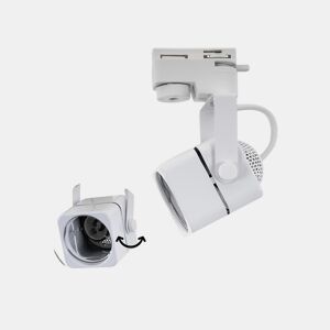 Projector de metal cor branca série ayrton 7cm