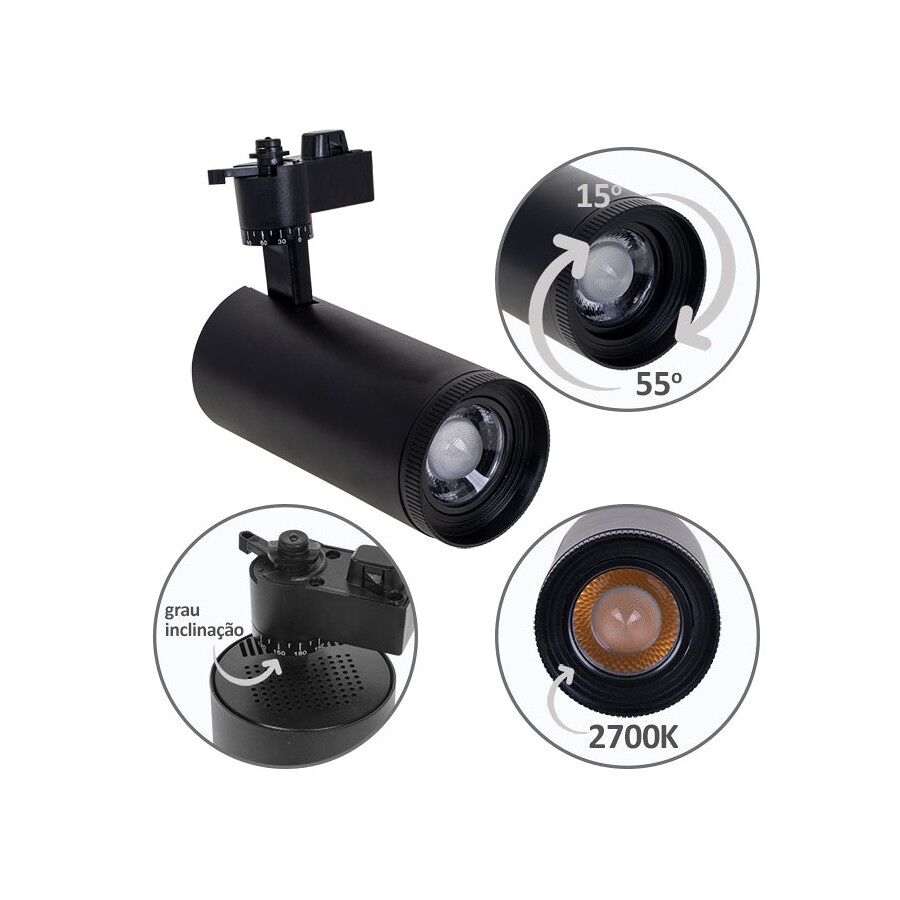 Foco Metal Serie Argos