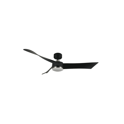 ventilador de tecto metálico cor preta série tempel 132cm