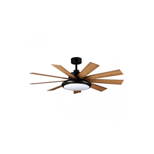 ventilador de tecto metálico cor preta série pireo 132cm