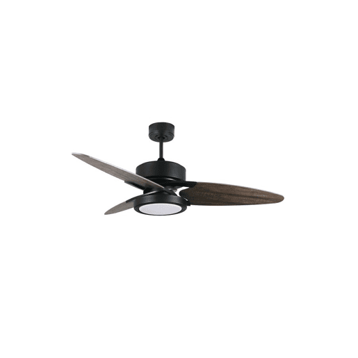 ventilador de tecto metálico cor preta série cross 132cm