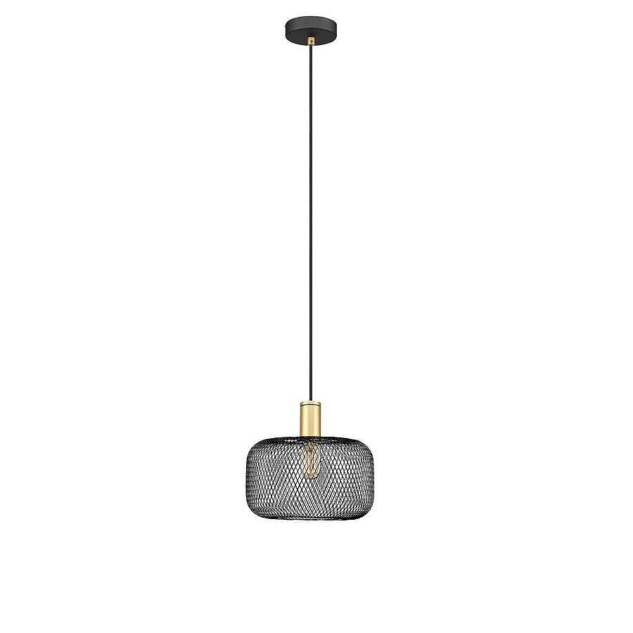 Lampara de techo metal color negro serie osiris 28cm