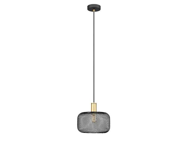 Lampara de techo metal color negro serie osiris 28cm