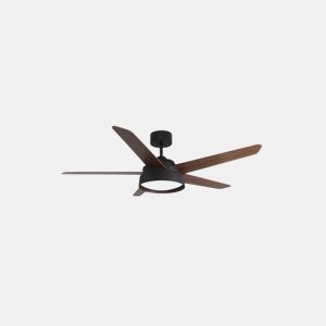 ventilador de tecto metálico cor castanha série lebeche 132cm