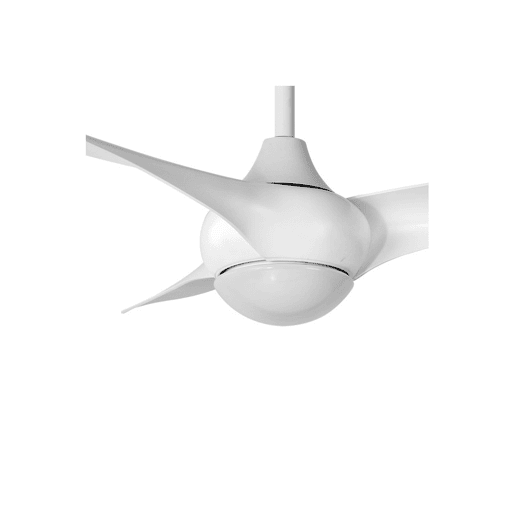 ventilador de tecto metálico cor branca série canea 134cm