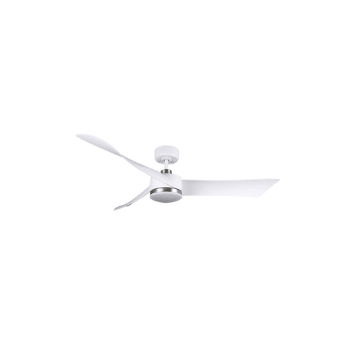 ventilador de tecto metálico cor branca série tempel 132cm