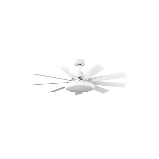 ventilador de tecto metálico cor branca série pireo 132cm