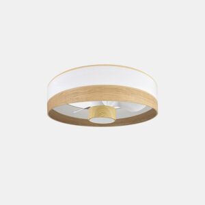 ventilador de tecto metálico cor branca série olga 70cm