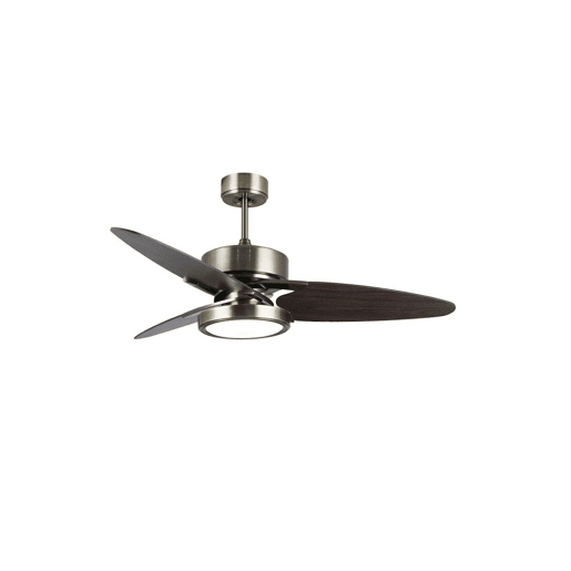 ventoinha de tecto em metal dourado série cruzada 132cm
