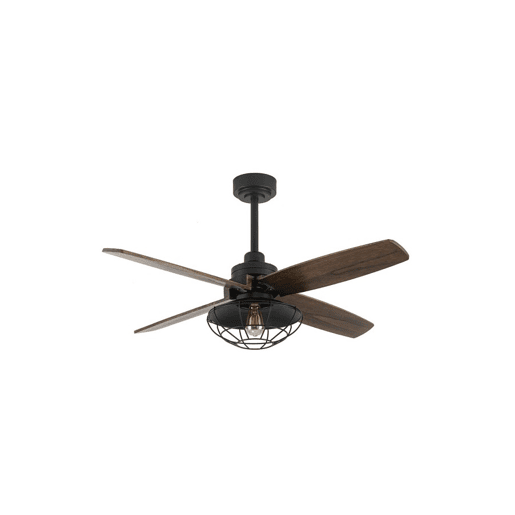 ventilador de tecto metálico cor preta aquilo series 120cm