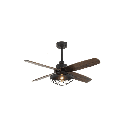 ventilador de tecto metálico cor preta aquilo series 120cm