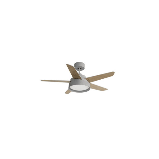 ventilador de tecto metálico cor cinzenta série lebeche 132cm