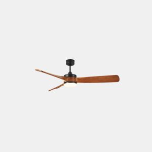 ventilador de tecto metálico cor preta série oriente 132cm