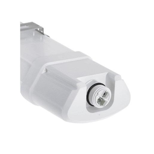 Downlight policarbonato cor branca série cyanite 124cm