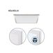 Panel Led Cuadrado Aluminio Serie Voltaire Panel Led Cuadrado Aluminio Serie Voltaire Níquel