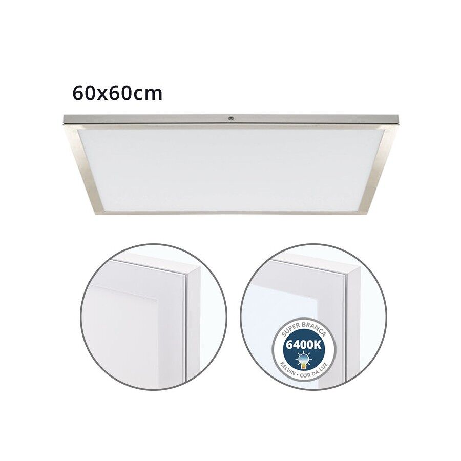 Panel Led Cuadrado Aluminio Serie Voltaire