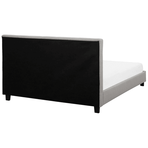 Cama de água Tecido LA ROCHELLE 180 x 200 cm Cinzento claro