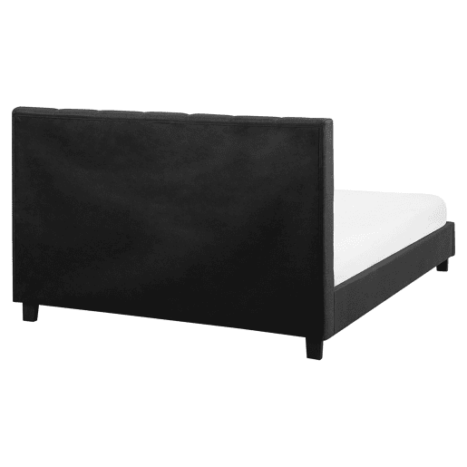Cama de água Tecido LA ROCHELLE 160 x 200 cm Cinzento escuro