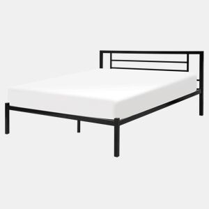 Cama Metal CUSSET 160 x 200 cm Preto