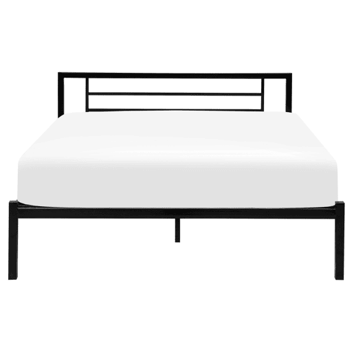 Cama Metal CUSSET 160 x 200 cm Preto