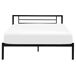 Beliani Cama Acero CUSSET Beliani Cama Acero CUSSET Negro