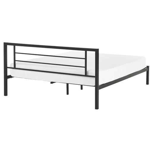 Cama Metal CUSSET 160 x 200 cm Preto