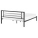Beliani Cama Acero CUSSET Beliani Cama Acero CUSSET Negro