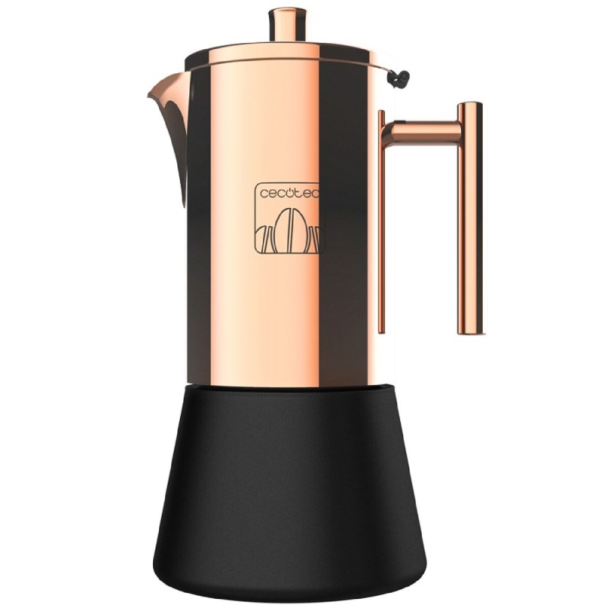 Cecotec Cafetera italiana Cafetera Moka De Acero Inoxidable Cumbi