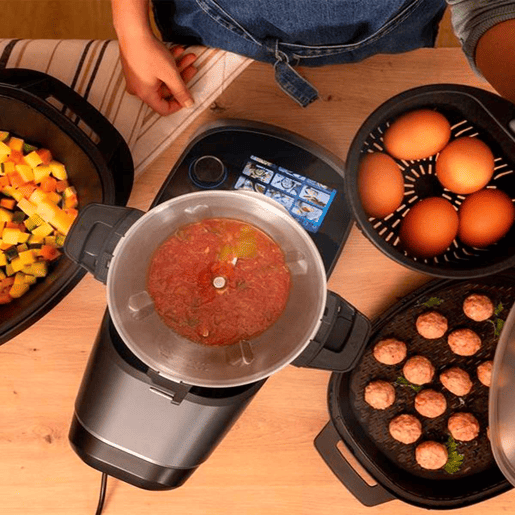 Robot de Cozinha Cecotec Mambo Touch Habana Preto 1500 W