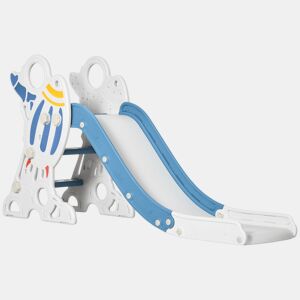 AIYPLAY Escorregador para Crianças de 18-36 Meses com 3 Degraus Antiderrapantes Carga Máxima 30 kg para Interior Casa 157x46,5x80 cm Azul