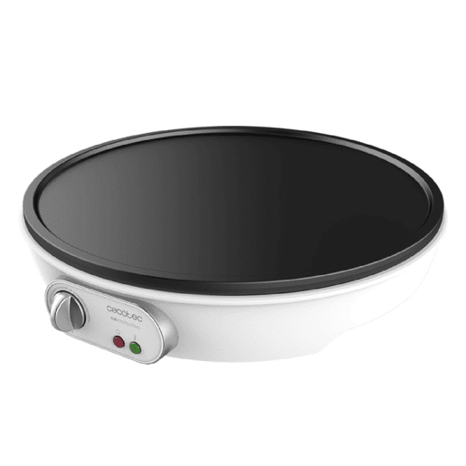 Cecotec Máquina para crepes de 1000 W com revestimento antiaderente e potência regulável.