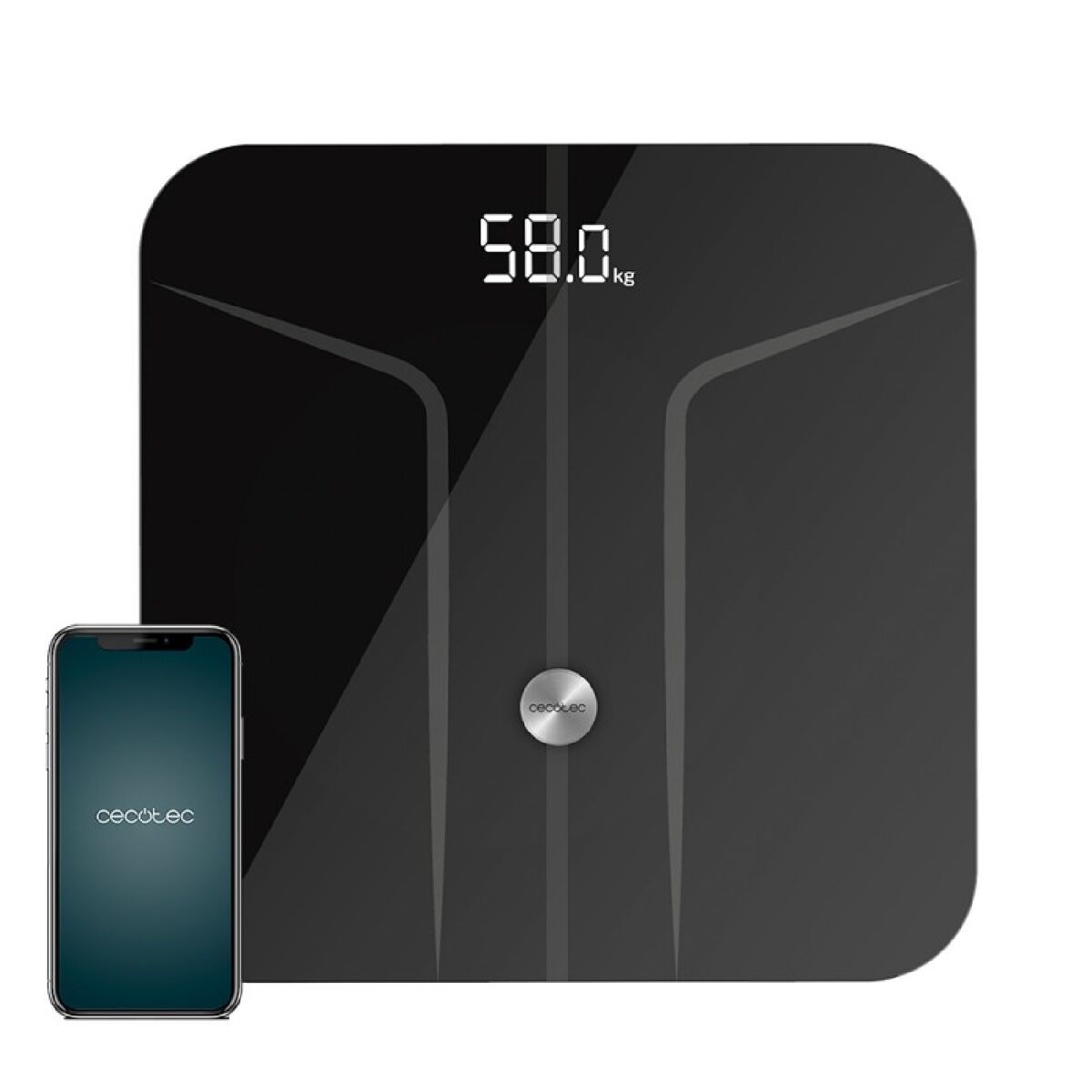 Báscula de baño Surface Precision 9750 Smart Healthy Cecotec