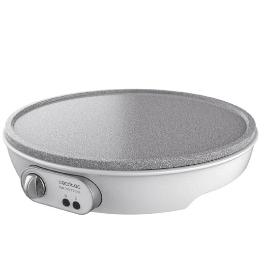 Cecotec Máquina para crepes de 1000 W com revestimento RockStone e potência regulável. Cecotec Máquina para crepes de 1000 W com revestimento RockStone e potência regulável.