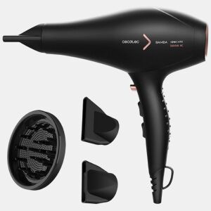 Cecotec Secador de cabelo AC de 2600 W de potência, com função ionizadora e grande caudal.