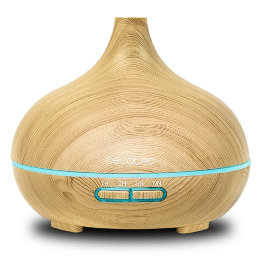 Cecotec Humidificador ultrassónico com difusor de aromas, deposito de até 300 ml e 7 cores LED.