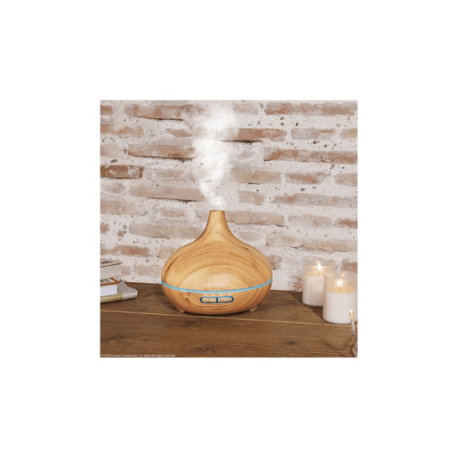 Cecotec Humidificador ultrassónico com difusor de aromas, deposito de até 300 ml e 7 cores LED.