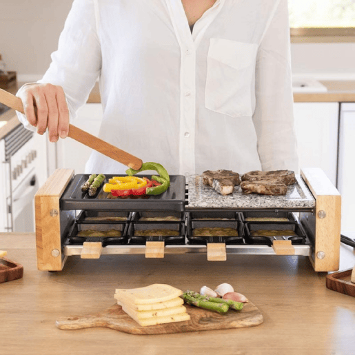 Cecotec Cheese&Grill 8400 Grelhador a lenha para raclete