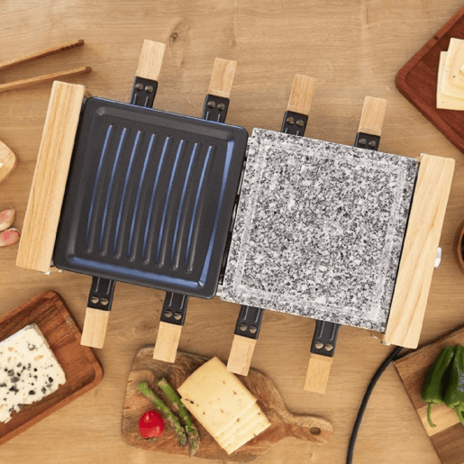 Cecotec Cheese&Grill 8400 Grelhador a lenha para raclete