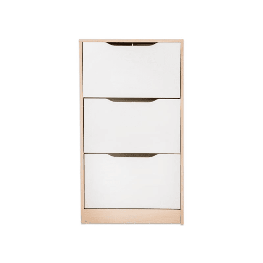 Sapateira Kamik Carvalho nórdico - Branco 60 x 107,5 x 17,3 cm